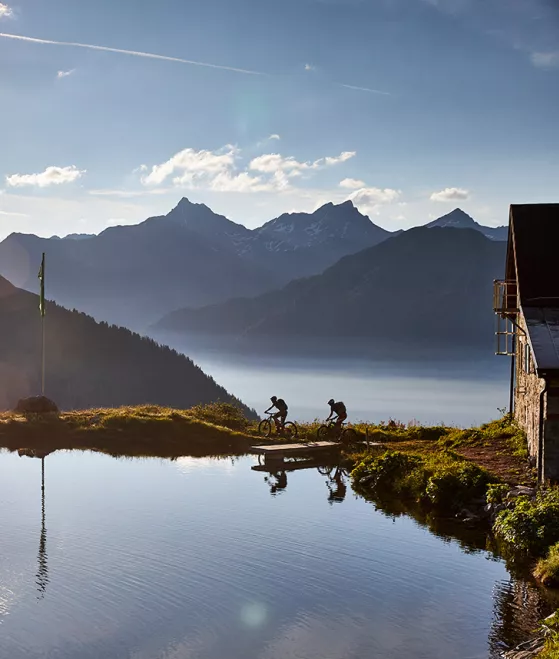 mountainbiken in ischgl hotel sonne