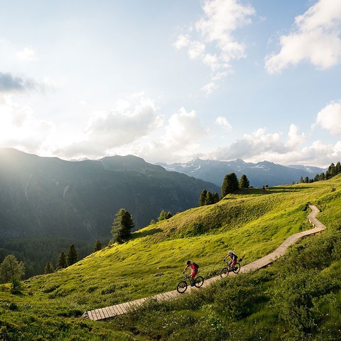 mountainbiken in ischgl